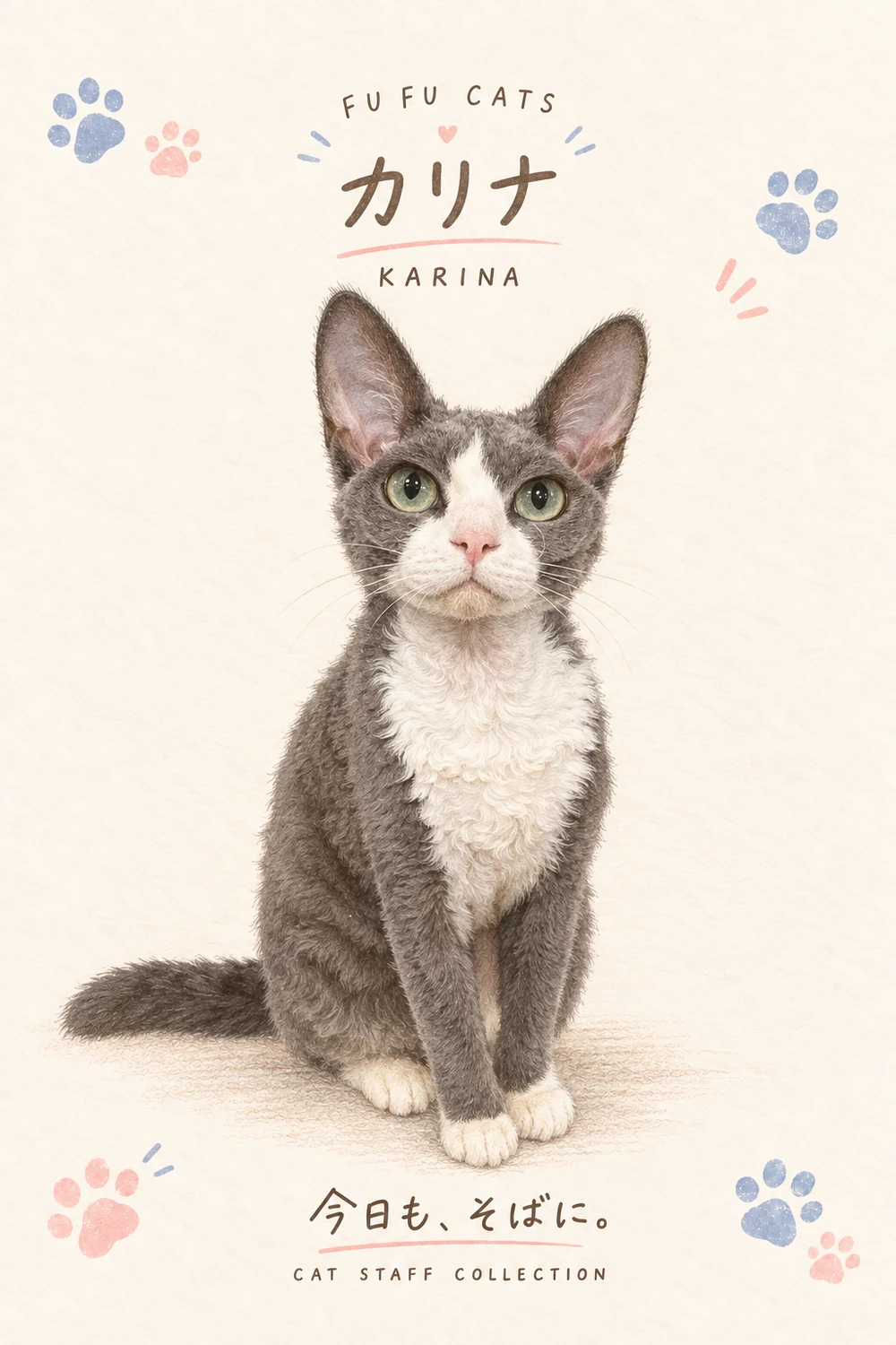 カリナの水彩イラスト