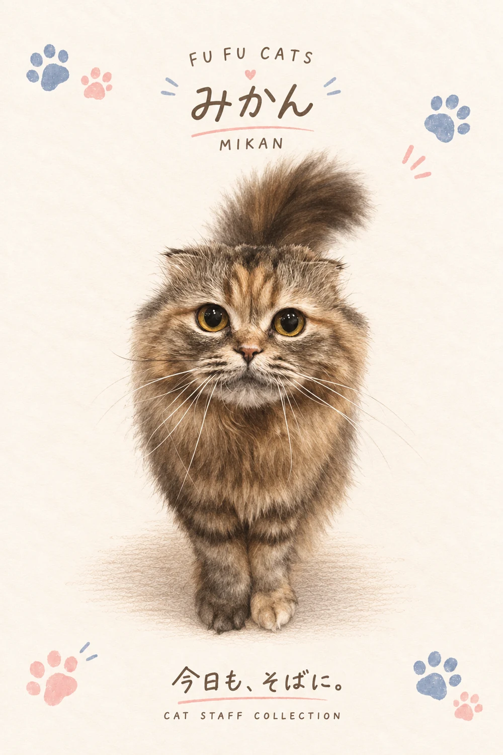 みかんの水彩イラスト