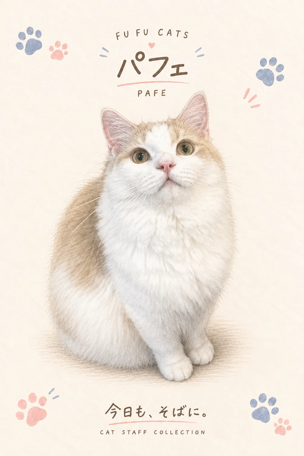 パフェの水彩イラスト